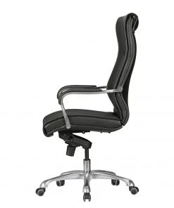 Furnitive Chefsessel Caracol - Kunstleder / Aluminium - Schwarz -Deutschland Stühle Verkaufs-Shop 1000211764 200506 12474000376 DETAILS P000000001000211764