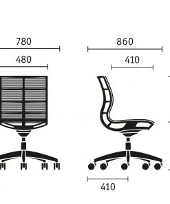 Sedus Bürostuhl se:joy II - Lichtgrau 9 Sedus Bürostuhl se:joy II - Lichtgrau -Deutschland Stühle Verkaufs-Shop 1000212396 200507 14154200066 SKETCH DETAILS P000000001000212396 sketch