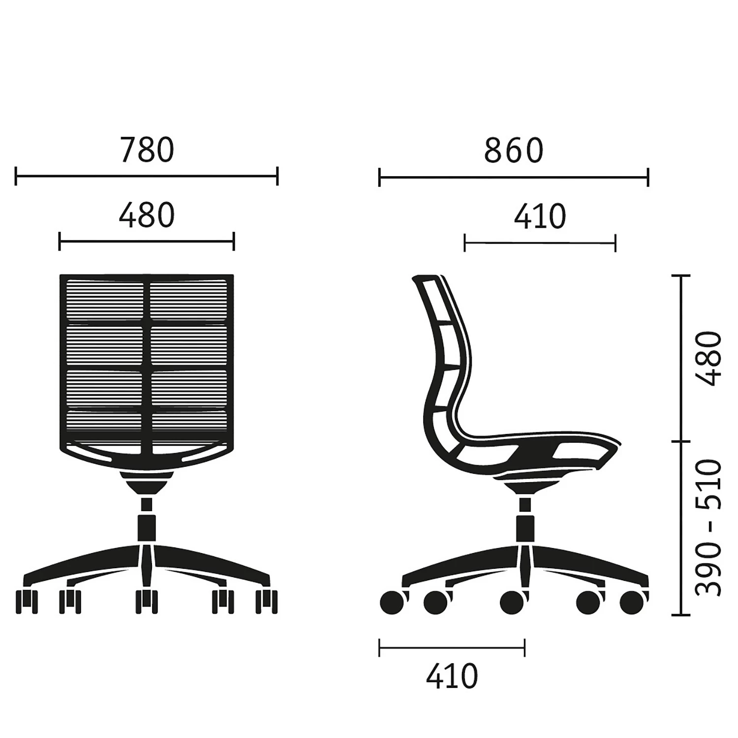 Sedus Bürostuhl se:joy II - Lichtgrau 4 Sedus Bürostuhl se:joy II - Lichtgrau – Bild 4
