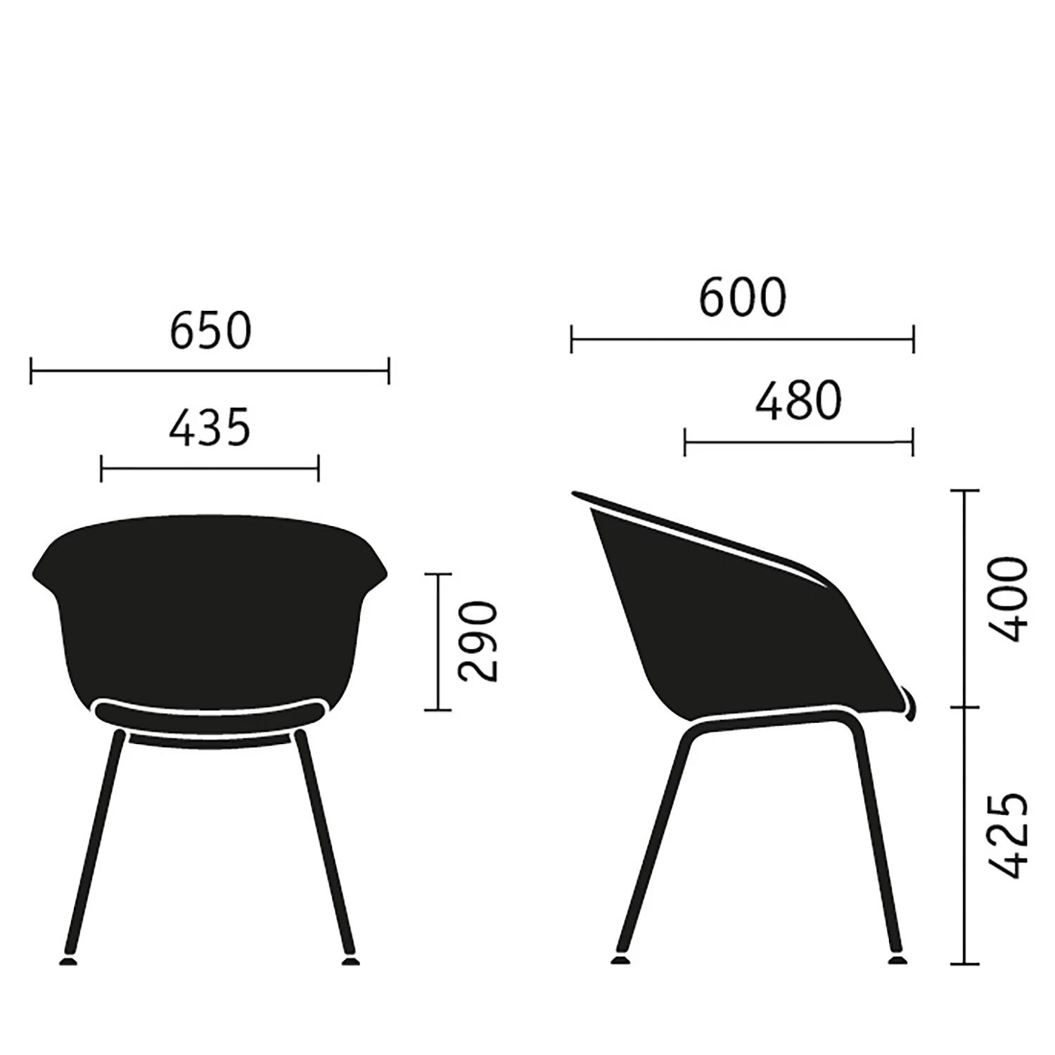 Sedus Armlehnenstuhl on spot I - Weiß 4 Sedus Armlehnenstuhl on spot I - Weiß – Bild 4
