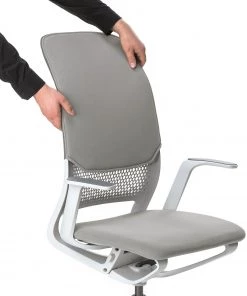 Sedus Bürostuhl se:motion IV - Weiß / Hellgrau -Deutschland Stühle Verkaufs-Shop 1000212416 200507 14154800166 DETAILS P000000001000212416