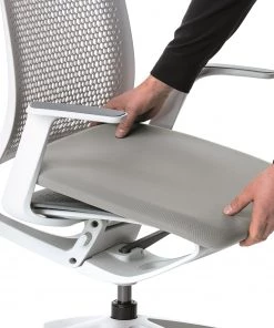 Sedus Bürostuhl se:motion III - Hellgrau / Weiß -Deutschland Stühle Verkaufs-Shop 1000212418 200507 14154900176 DETAILS P000000001000212418