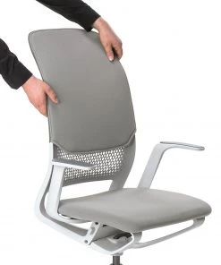 Sedus Bürostuhl se:motion III - Hellgrau / Weiß -Deutschland Stühle Verkaufs-Shop 1000212418 200507 14154900177 DETAILS P000000001000212418