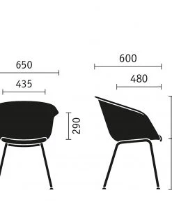 Sedus Armlehnenstuhl on spot II - Schwarz / Grau -Deutschland Stühle Verkaufs-Shop 1000212427 200507 14155200210 SKETCH DETAILS P000000001000212427 sketch