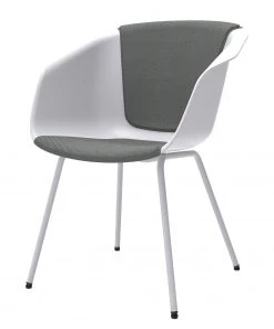 Sedus Armlehnenstuhl on spot II - Weiß / Grau