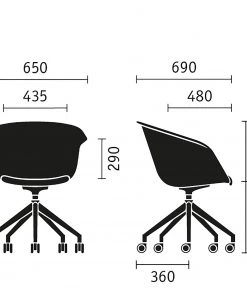 Sedus Bürostuhl on spot - Kunststoff - Grau / Schwarz 10 Sedus Bürostuhl on spot - Kunststoff - Grau / Schwarz -Deutschland Stühle Verkaufs-Shop 1000212430 200507 14155300223 SKETCH DETAILS P000000001000212430 sketch