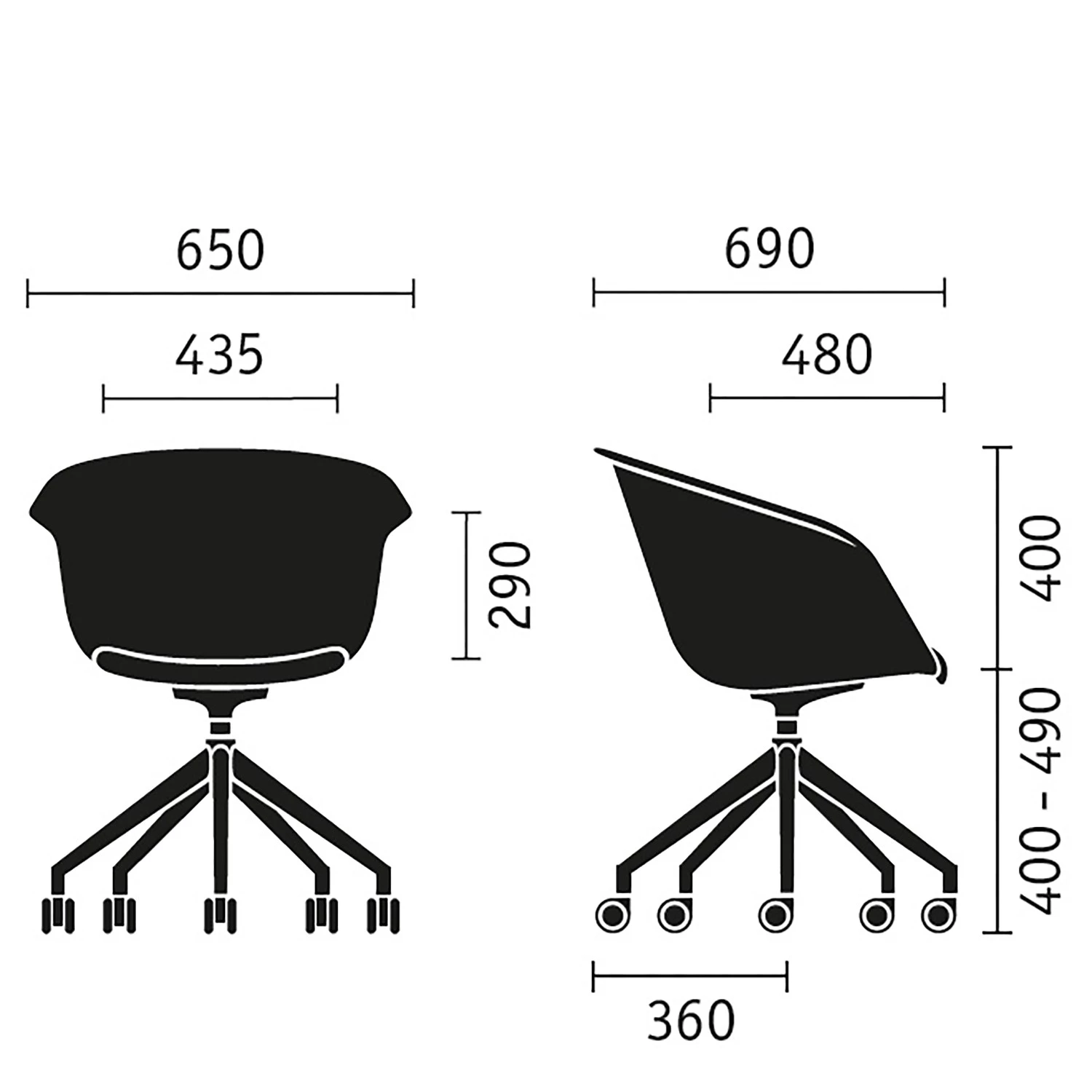 Sedus Bürostuhl on spot - Kunststoff - Grau / Schwarz 5 Sedus Bürostuhl on spot - Kunststoff - Grau / Schwarz – Bild 5