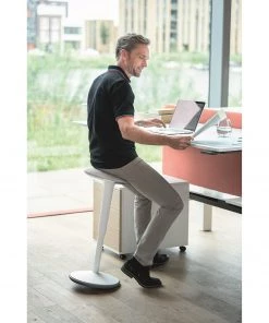 Sedus Stehhocker se:fit - Weiß / Grau -Deutschland Stühle Verkaufs-Shop 1000212447 200507 14155900309 MOOD DETAILS P000000001000212447 mood