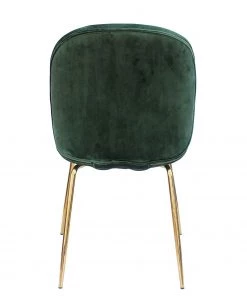 Kayoom Polsterstuhl Charlize I (2er-Set) - Samt / Metall - Messing - Grün -Deutschland Stühle Verkaufs-Shop 1000214137 200529 06023700005 DETAILS P000000001000214137