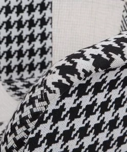 Kayoom Armlehnenstuhl Dave (2er-Set) - Webstoff / Buche massiv - Schwarz / Weiß -Deutschland Stühle Verkaufs-Shop 1000214187 200529 06033500070 DETAILS P000000001000214187