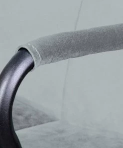 Kayoom Armlehnenstuhl Eaden (2er-Set) - Samt / Eisen - Schwarz - Grau -Deutschland Stühle Verkaufs-Shop 1000214201 200529 06051000188 DETAILS P000000001000214201