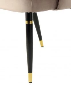 Kayoom Polsterstuhl Courtney (2er-Set) - Samt / Eisen - Schwarz - Taupe / Gold 13 Kayoom Polsterstuhl Courtney (2er-Set) - Samt / Eisen - Schwarz - Taupe / Gold -Deutschland Stühle Verkaufs-Shop 1000214234 200529 06082900445 DETAILS P000000001000214234