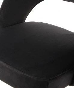 Kayoom Polsterstuhl Courtney (2er-Set) - Samt / Eisen - Schwarz - Schwarz / Gold -Deutschland Stühle Verkaufs-Shop 1000214236 200529 06084100461 DETAILS P000000001000214236