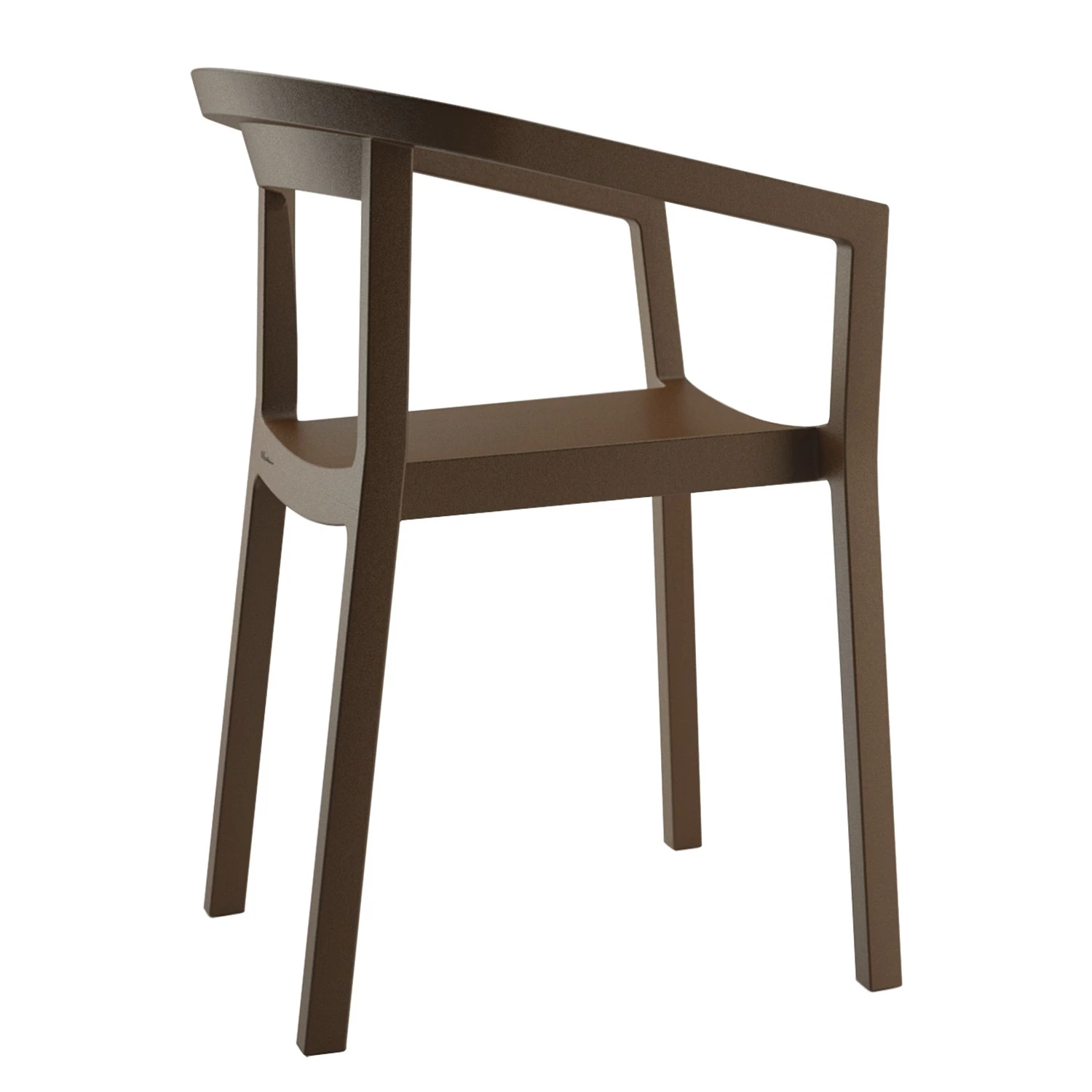 Blanke Design Armlehnenstuhl Peach (2er-Set) - Braun 2 Blanke Design Armlehnenstuhl Peach (2er-Set) - Braun – Bild 2