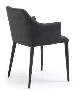 Loftscape Armlehnenstuhl Dayline I (2er-Set) - Webstoff / Stahl - Dunkelgrau -Deutschland Stühle Verkaufs-Shop 1000216150 200623 13431100011 DETAILS P000000001000216150