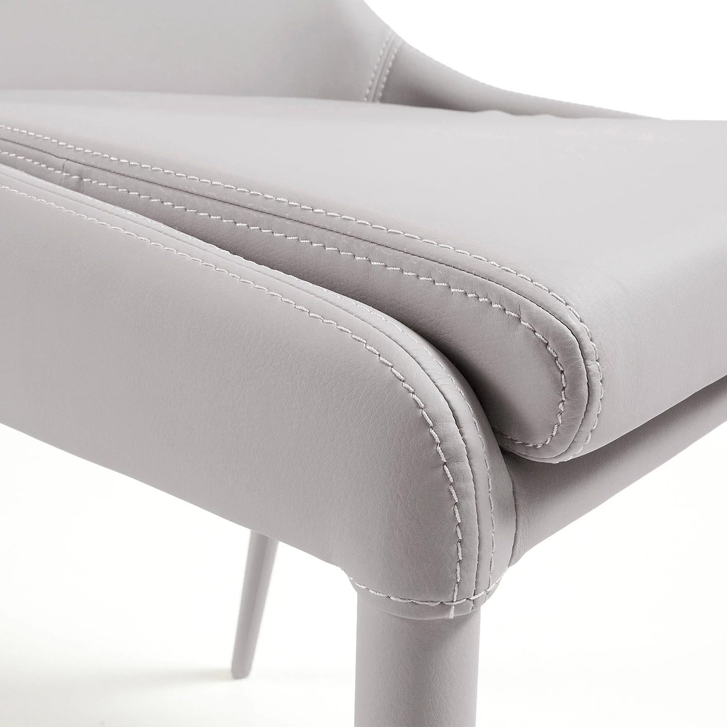 Loftscape Polsterstuhl Doyline II (2er-Set) - Webstoff / Kunstleder - Beige 5 Loftscape Polsterstuhl Doyline II (2er-Set) - Webstoff / Kunstleder - Beige – Bild 5