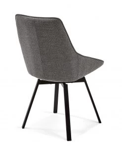 Loftscape Polsterstuhl Hadley (2er-Set) - Webstoff / Stahl - Schwarz - Dunkelgrau -Deutschland Stühle Verkaufs-Shop 1000216169 200623 13441500077 DETAILS P000000001000216169