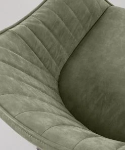 Red Living Armlehnenstuhl Haslet II (2er-Set) - Kunstleder / Stahl - Schwarz - Vintage Grün -Deutschland Stühle Verkaufs-Shop 1000216170 200623 13442300086 DETAILS P000000001000216170