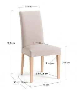 Maison Belfort Polsterstuhl Ellerby I (2er-Set) - Webstoff / Buche massiv - Buche - Beige 13 Maison Belfort Polsterstuhl Ellerby I (2er-Set) - Webstoff / Buche massiv - Buche - Beige -Deutschland Stühle Verkaufs-Shop 1000216177 200623 13450900132 SKETCH DETAILS P000000001000216177 sketch