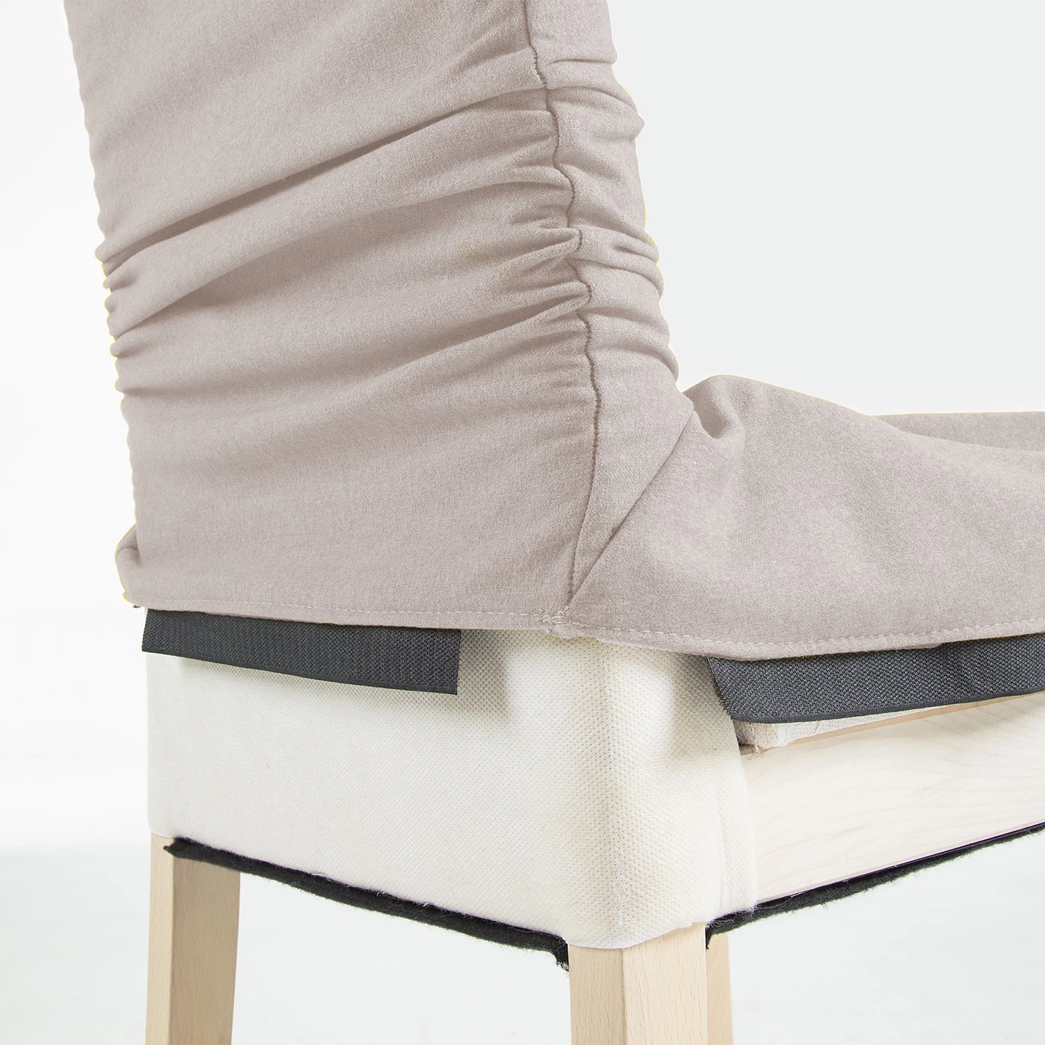 Maison Belfort Polsterstuhl Ellerby I (2er-Set) - Webstoff / Buche massiv - Buche - Beige 6 Maison Belfort Polsterstuhl Ellerby I (2er-Set) - Webstoff / Buche massiv - Buche - Beige – Bild 6