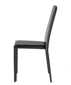 Fredriks Esszimmerstuhl Portola (2er-Set) - Recyceltes Leder / Eisen - Schwarz -Deutschland Stühle Verkaufs-Shop 1000216618 210125 12454600003 DETAILS P000000001000216618