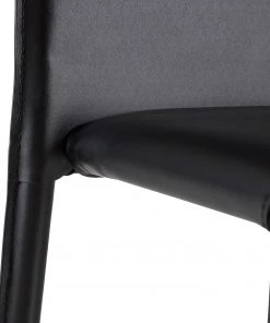 Fredriks Esszimmerstuhl Portola (2er-Set) - Recyceltes Leder / Eisen - Schwarz -Deutschland Stühle Verkaufs-Shop 1000216618 210125 12454600005 DETAILS P000000001000216618