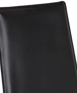 Fredriks Esszimmerstuhl Portola (2er-Set) - Recyceltes Leder / Eisen - Schwarz -Deutschland Stühle Verkaufs-Shop 1000216618 210125 12454600006 DETAILS P000000001000216618