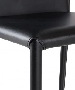 Fredriks Esszimmerstuhl Portola (2er-Set) - Recyceltes Leder / Eisen - Schwarz -Deutschland Stühle Verkaufs-Shop 1000216618 210125 12454600007 DETAILS P000000001000216618