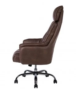 Furnitive Bürostuhl Grately - Microfaser / Nylon - Braun / Schwarz -Deutschland Stühle Verkaufs-Shop 1000218362 220330 035 DETAILS P000000001000218362