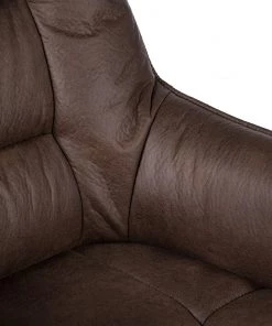 Furnitive Bürostuhl Grately - Microfaser / Nylon - Braun / Schwarz -Deutschland Stühle Verkaufs-Shop 1000218362 220330 050 DETAILS P000000001000218362