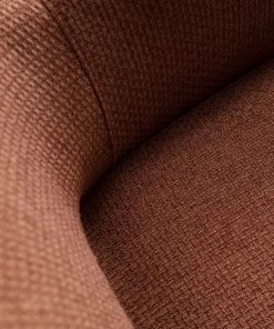 Fredriks Armlehnenstuhl Tustin - Webstoff / Metall - Rostbraun / Matt Schwarz -Deutschland Stühle Verkaufs-Shop 1000218415 210311 12215300004 DETAILS P000000001000218415