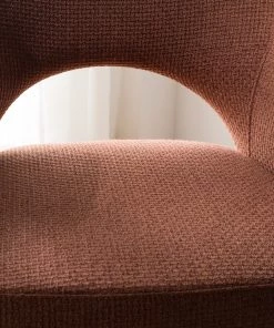 Fredriks Armlehnenstuhl Tustin - Webstoff / Metall - Rostbraun / Matt Schwarz -Deutschland Stühle Verkaufs-Shop 1000218415 210311 12215300008 DETAILS P000000001000218415