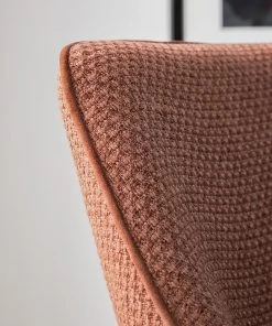 Fredriks Armlehnenstuhl Tustin - Webstoff / Metall - Rostbraun / Matt Schwarz -Deutschland Stühle Verkaufs-Shop 1000218415 210311 12215300010 DETAILS P000000001000218415