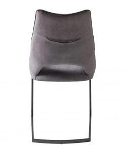 Fredriks Freischwinger Nadros (2er-Set) - Microfaser / Metall - Vintage Grau / Matt Schwarz -Deutschland Stühle Verkaufs-Shop 1000218451 210120 13453600004 DETAILS P000000001000218451