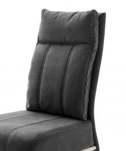 Fredriks Freischwinger Crowan (2er-Set) - Microfaser / Edelstahl - Vintage Grau -Deutschland Stühle Verkaufs-Shop 1000218550 210113 06122600007 DETAILS P000000001000218550