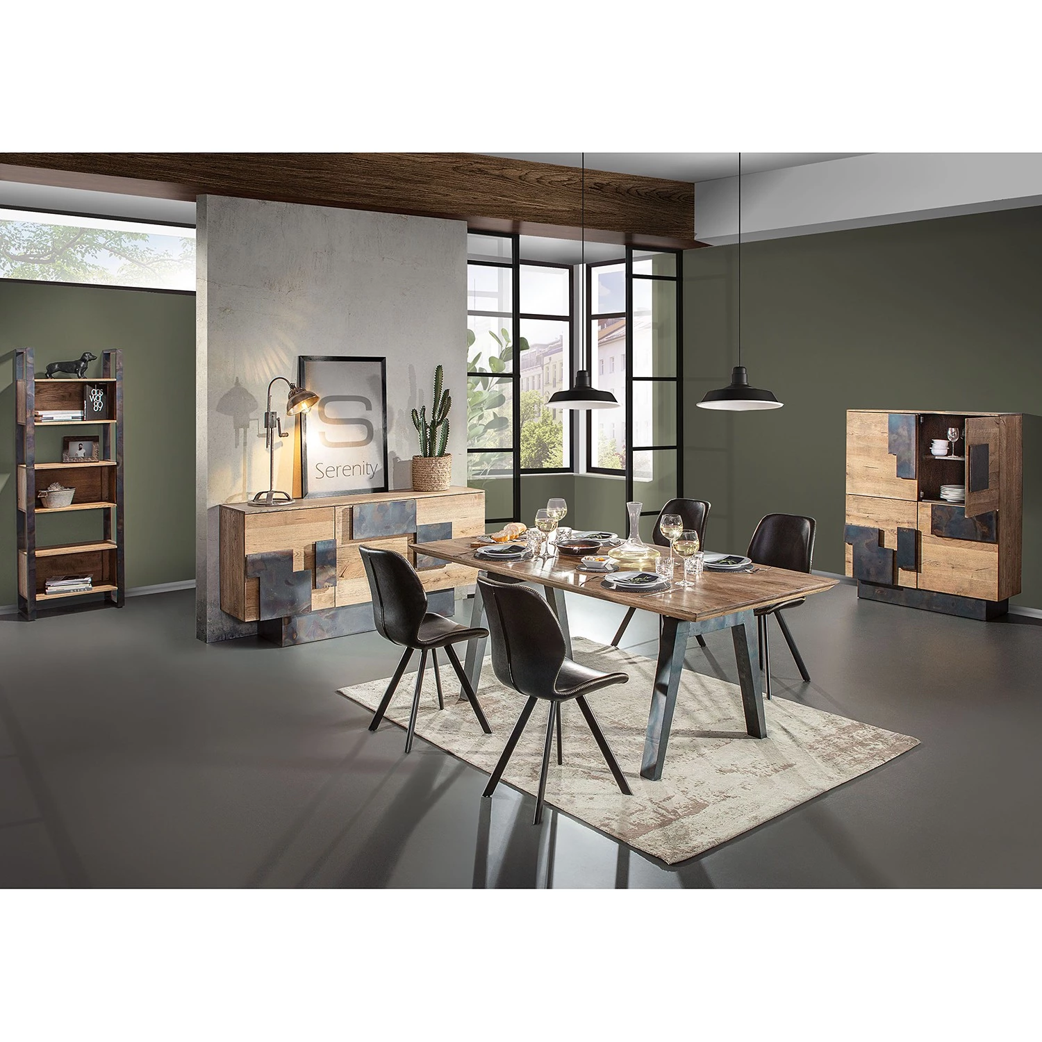 Red Living Esszimmerstuhl Collins (2er-Set) - Schwarz 5 Red Living Esszimmerstuhl Collins (2er-Set) - Schwarz – Bild 5