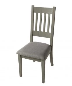 Maison Belfort Esszimmerstuhl Lavalle (2er-Set) - Kiefer massiv - Hellgrau / Grau -Deutschland Stühle Verkaufs-Shop 1000224202 210607 14273400005 DETAILS P000000001000224202