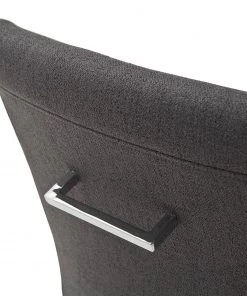 Fredriks Freischwinger Oxhill (2er-Set) - Feingewebe / Stahl - Anthrazit / Chrom -Deutschland Stühle Verkaufs-Shop 1000224873 201016 12360000118 DETAILS P000000001000224873