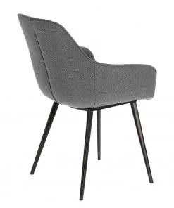 Red Living Armlehnenstuhl Amira II (2er-Set) - Webstoff / Stahl - Grau -Deutschland Stühle Verkaufs-Shop 1000225985 200917 06364200042 DETAILS P000000001000225985