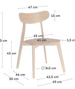 Norrwood Esszimmerstuhl Sakyla (2er-Set) - Eiche Hell -Deutschland Stühle Verkaufs-Shop 1000225986 200917 06364800053 SKETCH DETAILS P000000001000225986 sketch