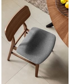 Norrwood Esszimmerstuhl Varkaus II (2er-Set) - Webstoff / Walnuss Furnier & Gummibaum massiv - Grau / Walnuss 16 Norrwood Esszimmerstuhl Varkaus II (2er-Set) - Webstoff / Walnuss Furnier & Gummibaum massiv - Grau / Walnuss -Deutschland Stühle Verkaufs-Shop 1000225987 200917 06365200061 DETAILS P000000001000225987