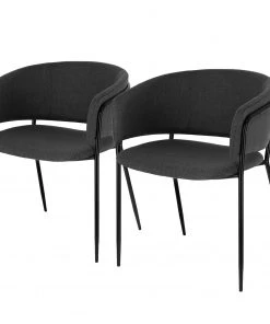 Jack & Alice Armlehnenstuhl Vilhena II - Dunkelgrau