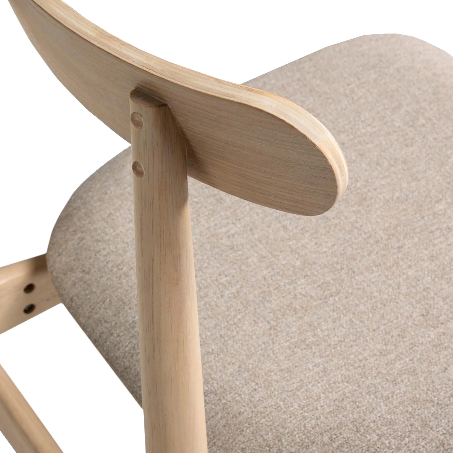 Norrwood Esszimmerstuhl Apukka (2er-Set) - Webstoff / Gummibaum massiv - Sahara 6 Norrwood Esszimmerstuhl Apukka (2er-Set) - Webstoff / Gummibaum massiv - Sahara – Bild 6