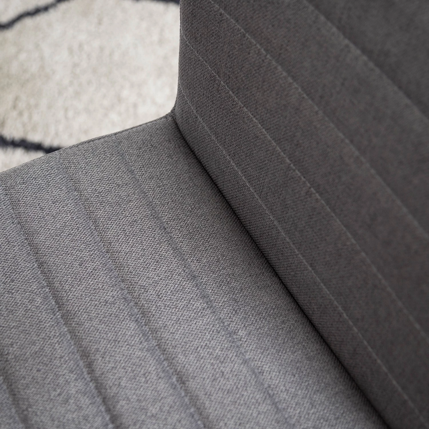 Ars manufacti Armlehnenstuhl Finga III - Flachgewebe / Eisen - Grau / Schwarz 13 Ars manufacti Armlehnenstuhl Finga III - Flachgewebe / Eisen - Grau / Schwarz – Bild 13