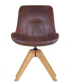 Red Living Polsterstuhl Wilbur (2er-Set) - Microfaser / Eiche massiv - Vintage Braun -Deutschland Stühle Verkaufs-Shop 1000227838 201016 13355400084 DETAILS P000000001000227838