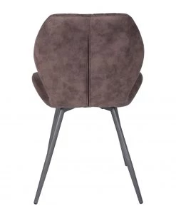 Loftscape Polsterstuhl McLean (2er-Set) - Microfaser / Stahl - Vintage Dunkelbraun -Deutschland Stühle Verkaufs-Shop 1000228921 201104 15385600059 DETAILS P000000001000228921