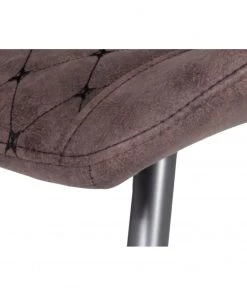 Loftscape Polsterstuhl McLean (2er-Set) - Microfaser / Stahl - Vintage Dunkelbraun -Deutschland Stühle Verkaufs-Shop 1000228921 201104 15385600060 DETAILS P000000001000228921