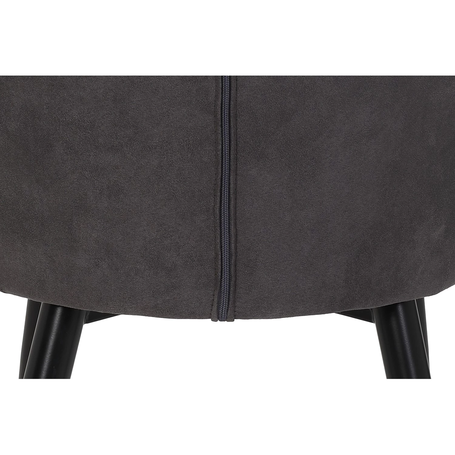 Loftscape Armlehnenstuhl Trappe (2er-Set) - Microfaser / Stahl - Anthrazit 7 Loftscape Armlehnenstuhl Trappe (2er-Set) - Microfaser / Stahl - Anthrazit – Bild 7