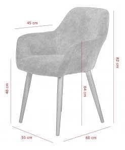 Loftscape Armlehnenstuhl Trappe (2er-Set) - Microfaser / Stahl - Anthrazit 17 Loftscape Armlehnenstuhl Trappe (2er-Set) - Microfaser / Stahl - Anthrazit -Deutschland Stühle Verkaufs-Shop 1000228923 201104 15385600079 SKETCH DETAILS P000000001000228923 sketch