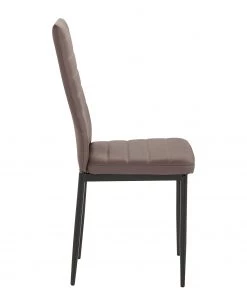 Loftscape Polsterstuhl Orelle I (2er-Set) - Kunstleder / Eisen - Cappuccino / Schwarz -Deutschland Stühle Verkaufs-Shop 1000229579 201104 14075500037 DETAILS P000000001000229579